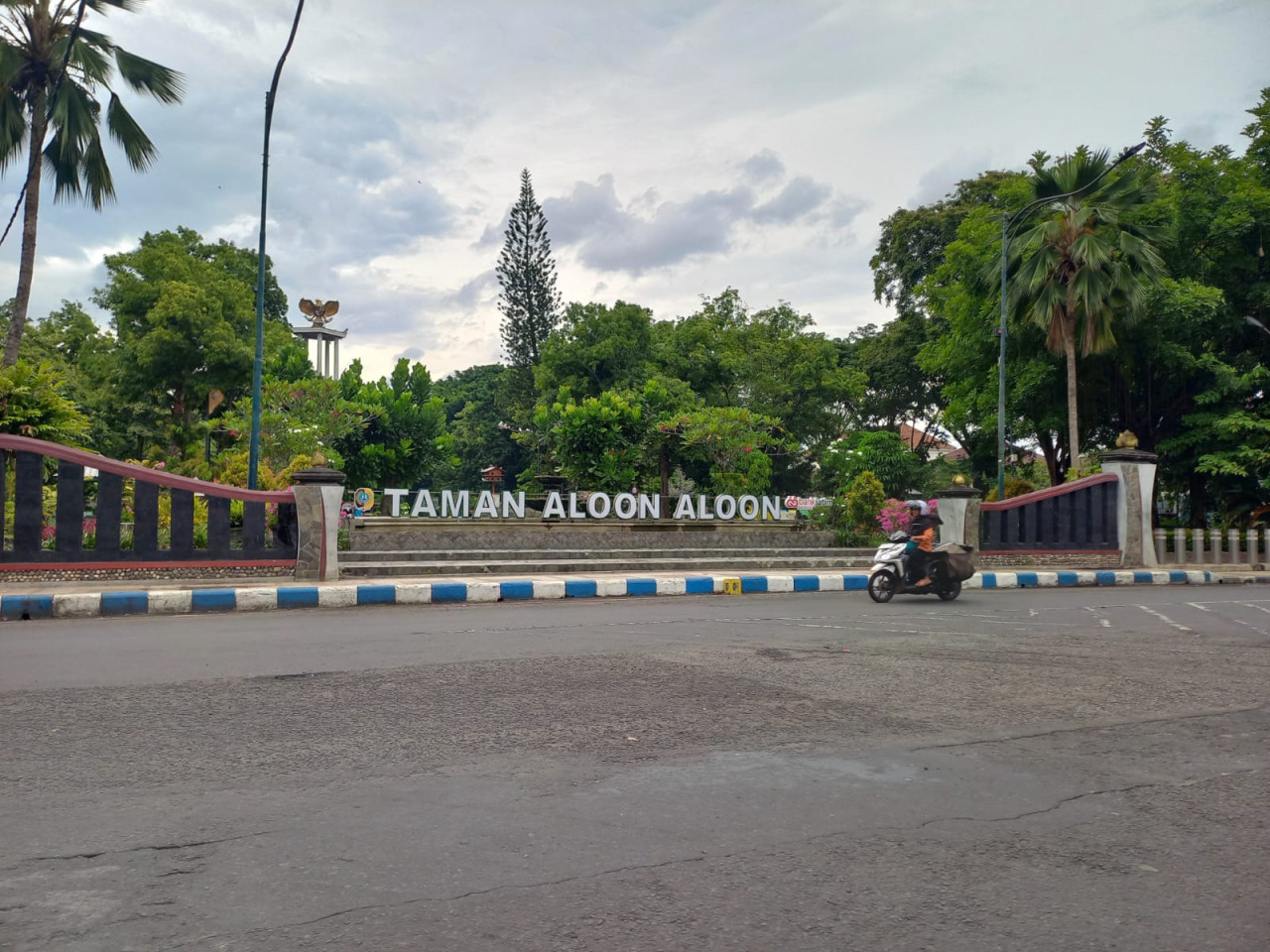Foto: Kawasan Alun-alun Tulungagung yang akan direvitalisasi tahun ini. (Bramanta/jatimnow.com)