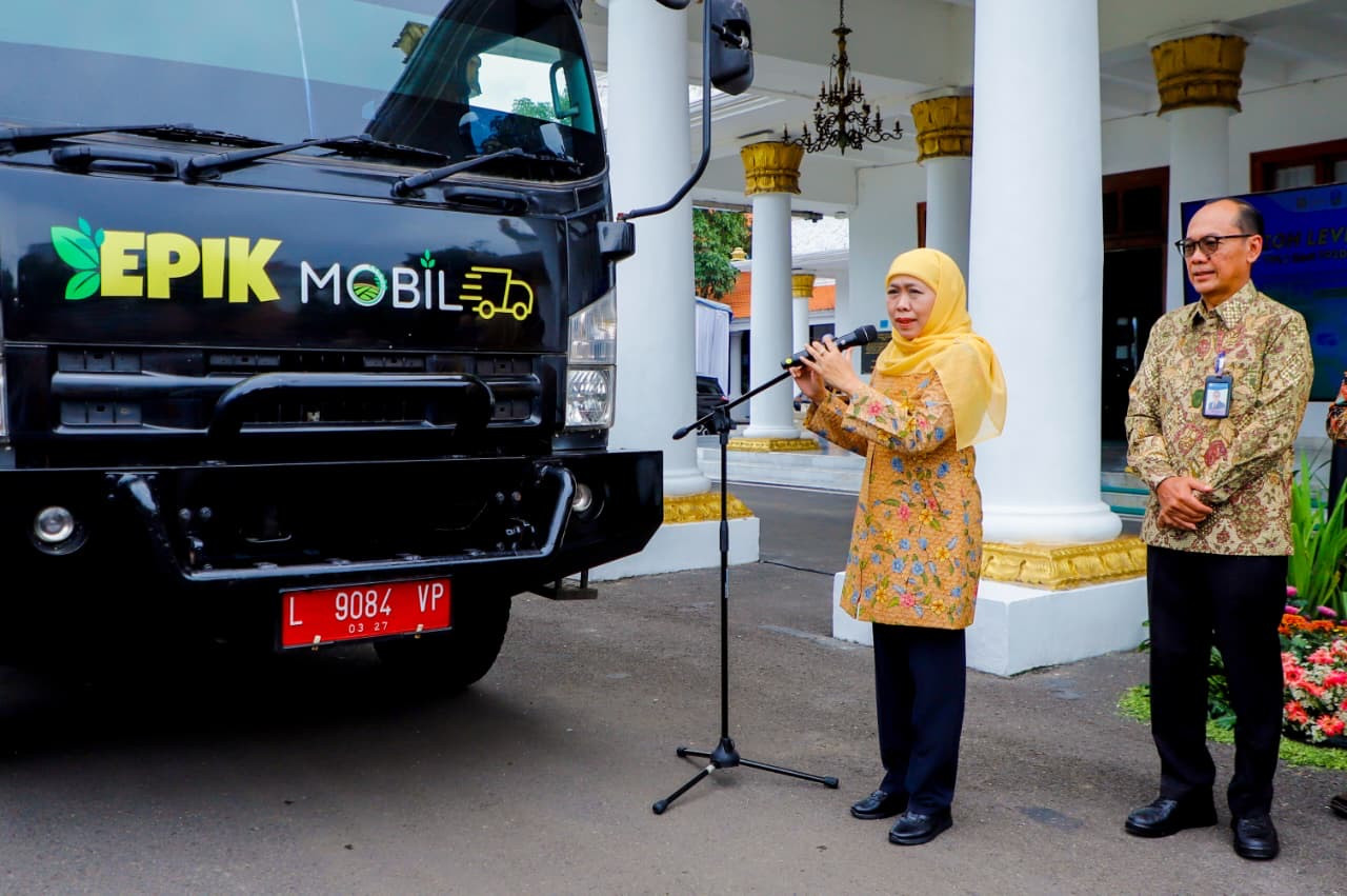 Gubernur Khofifah Berangkatkan EPIK Mobile, Kendalikan Inflasi Jatim