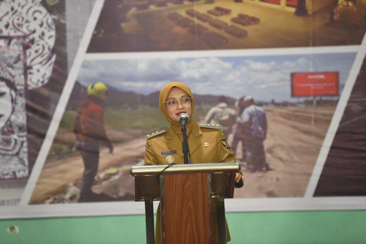 Wali Kota Kediri Vinanda Prameswati dalam Musyawarah Perencanaan Pembangunan (Musrenbang). (Foto: Pemkot Kediri/jatimnow.com)