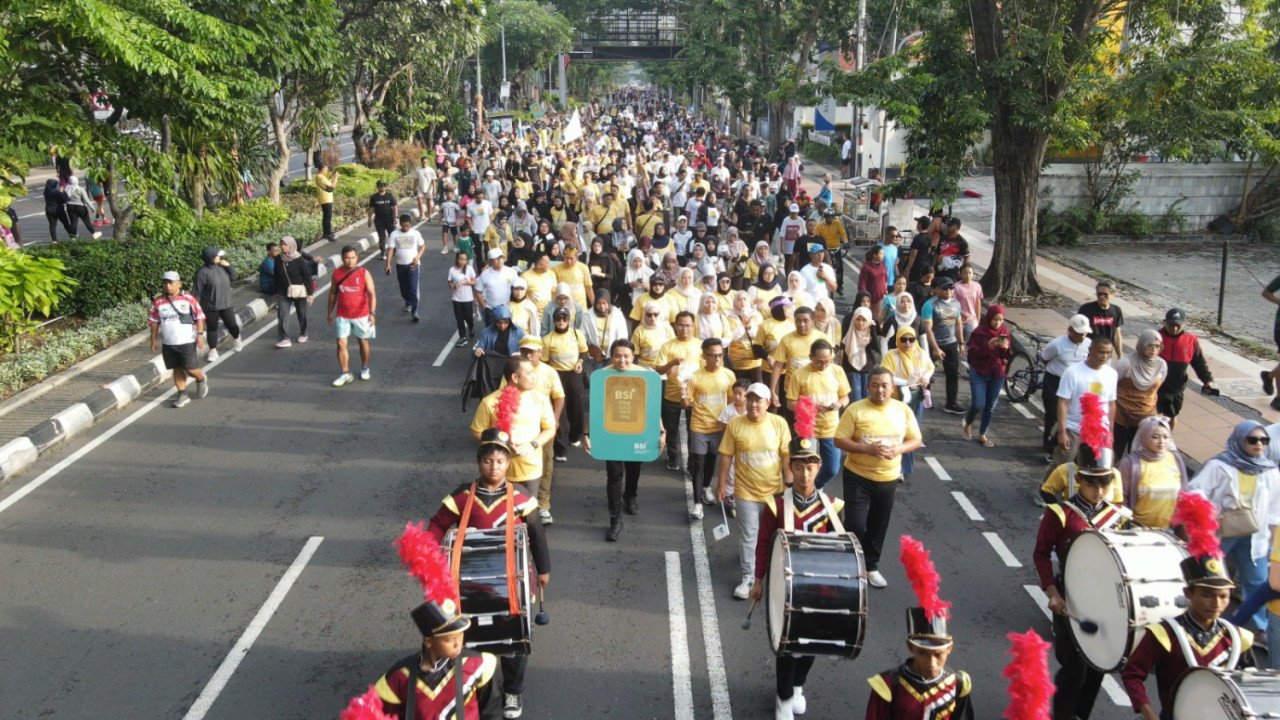 Milad ke-5, BSI Gelar Langkah Emas Ajak Masyarakat Hidup Sehat dan Melek Investasi