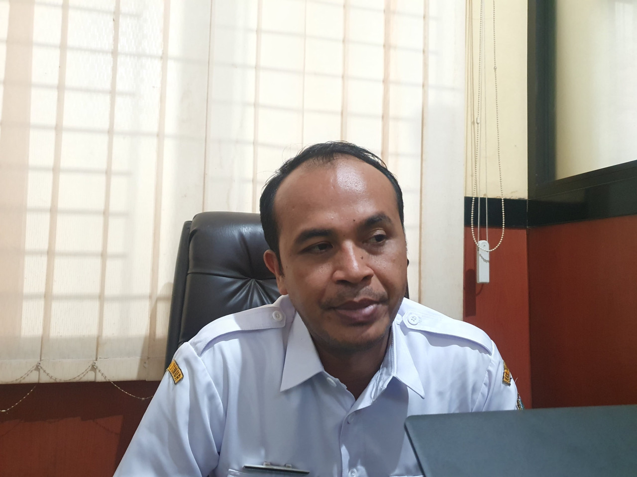 Foto: Kabid Pengelolaan Pasar Disperindag Tulungagung, Muhammad Khabib. (Bramanta/jatimnow.com)