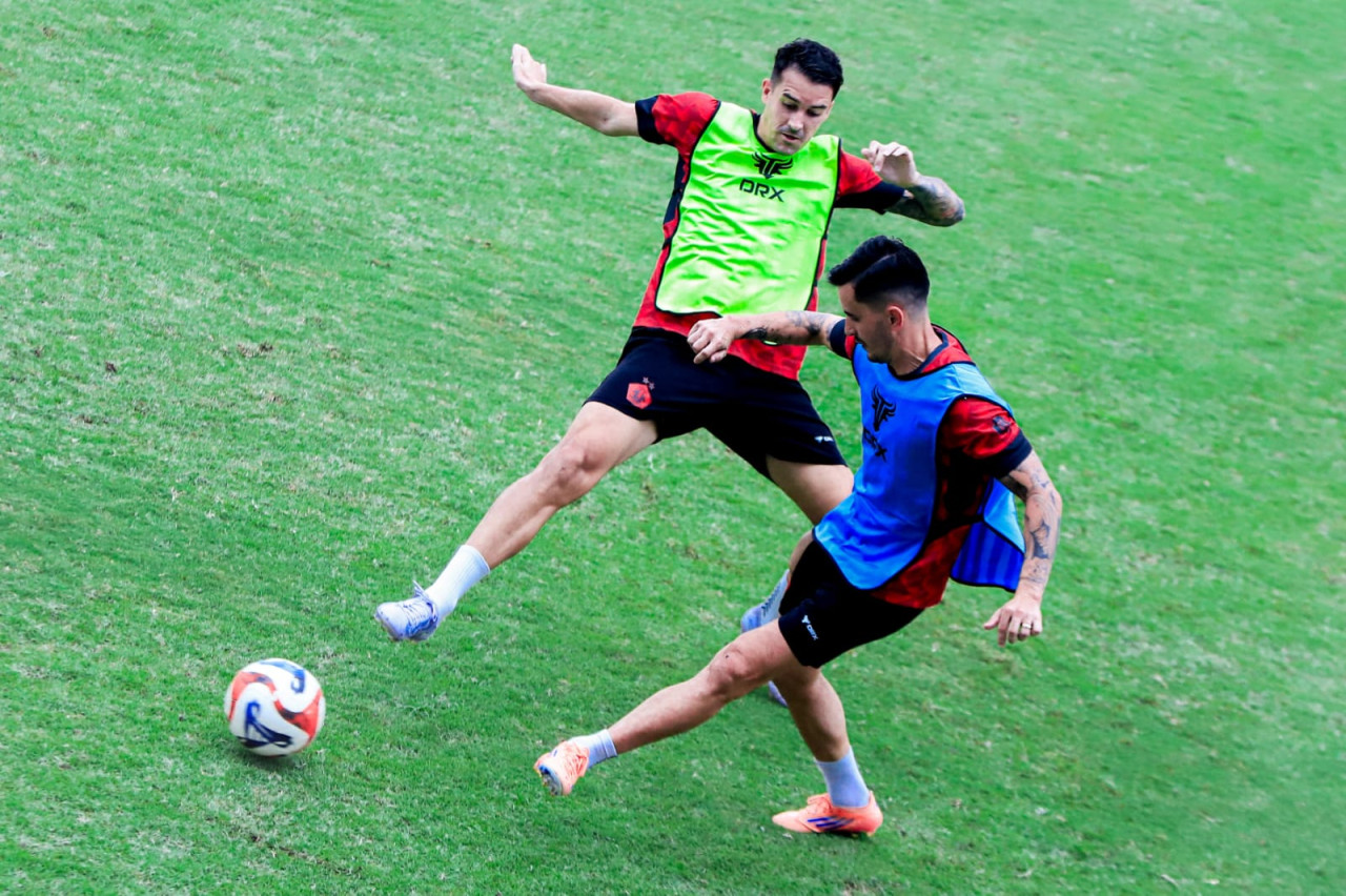 Foto: Pemain Persik Kediri saat berlatih. (Persik Kediri/jatimnow.com)