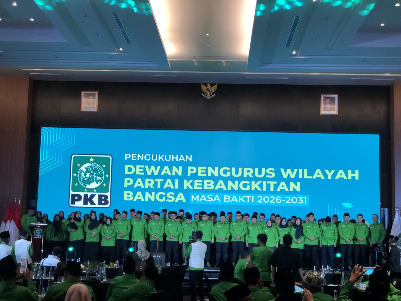 Pengukuhan pengurus baru diikuti Rakerwil Pengurus DPW PKB Jatim (foto: Fatkhur Riski/jatimnow.com)