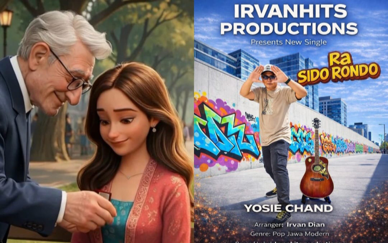 Irvanhits Production rilis 'Ra Sido Rondo', lagu Pop Jawa jenaka yang ingatkan pria agar tak gampang baper. (Foto: Irvanhits Production/jatimnow.com)