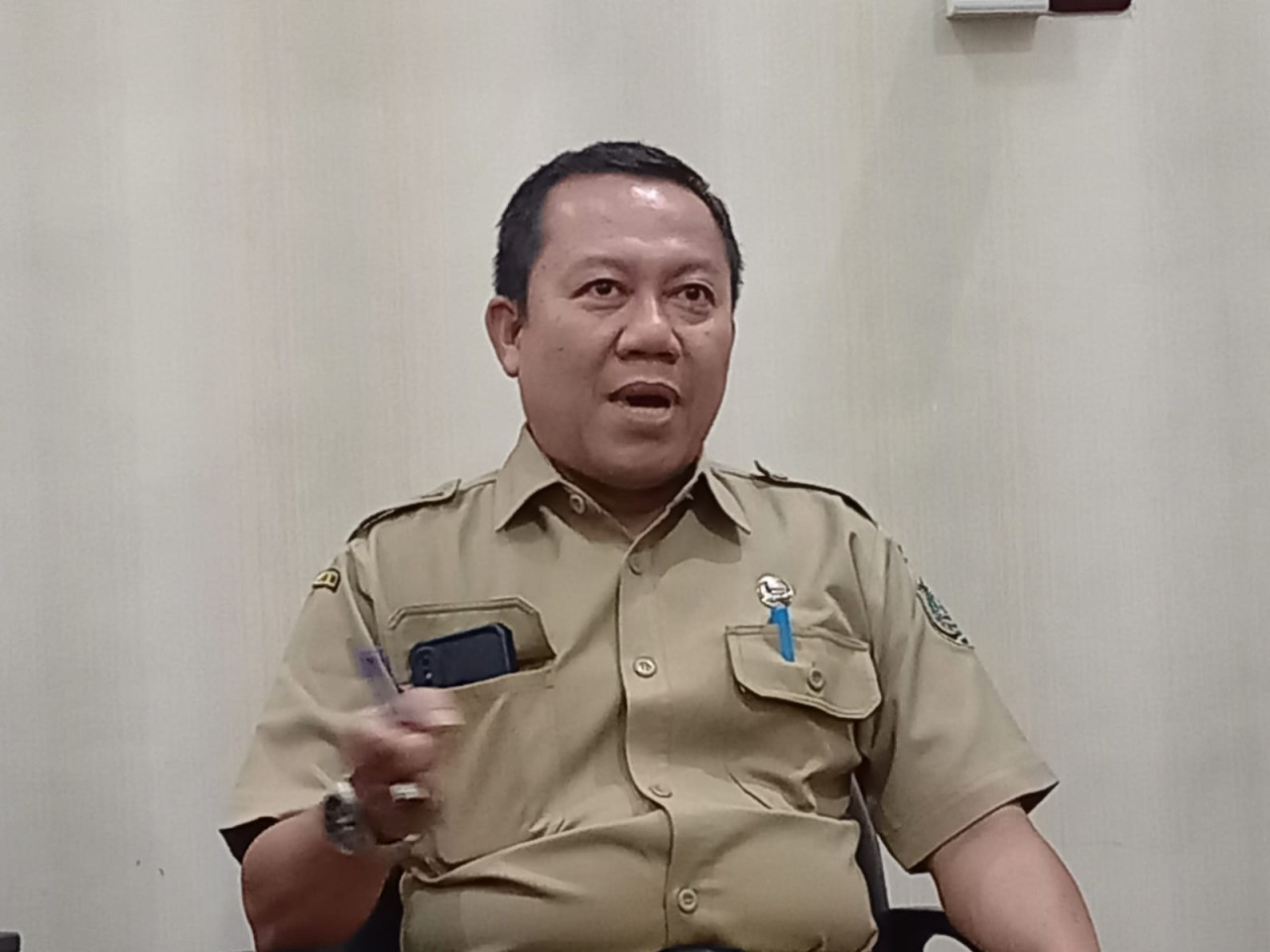 Foto: Kabid Pelayanan Pendaftaran Penduduk Dispendukcapil Tulungagung, Djarno. (Bramanta/jatimnow.com)