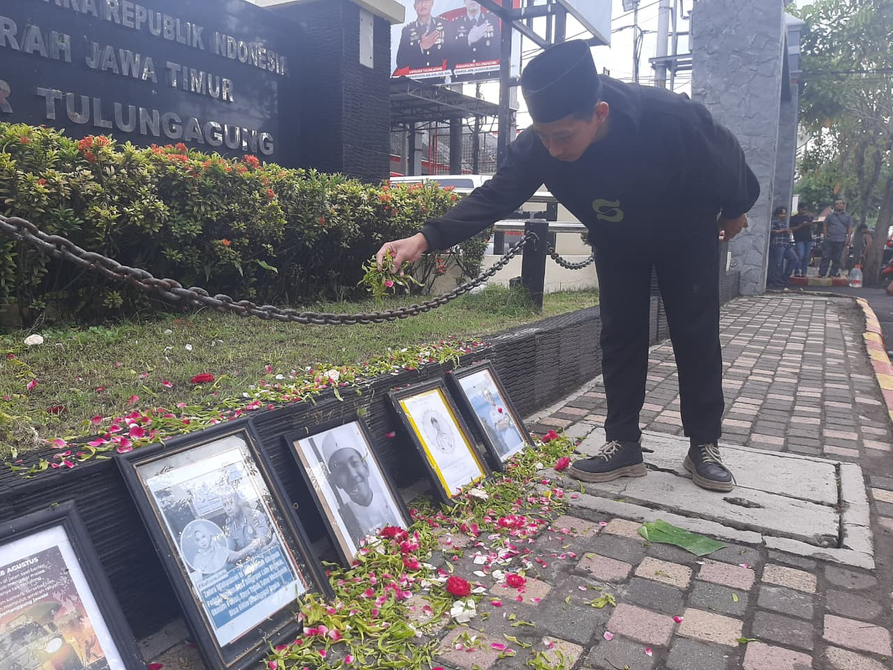 Kecam Aksi Represif Polisi, Mahasiswa di Tulungagung Gelar Aksi di Mapolres