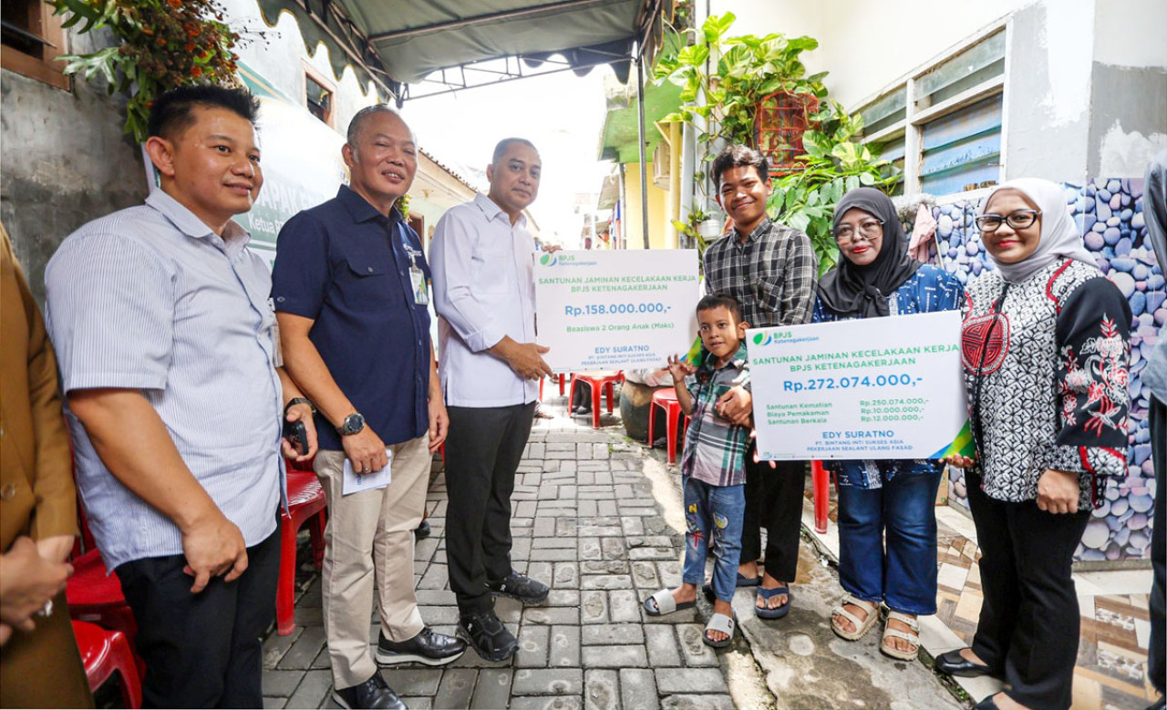 Tragedi Gondola Surabaya, Ahli Waris Terima Santunan Rp430 Juta