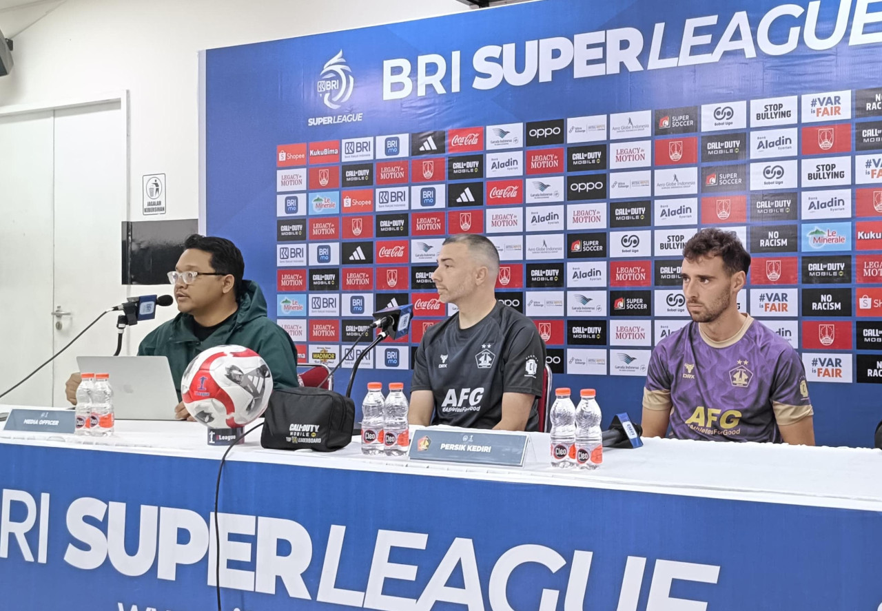 Pelatih Persik Kediri, Marcos Reina Torres. (Foto: Persik Kediri/jatimnow.com)