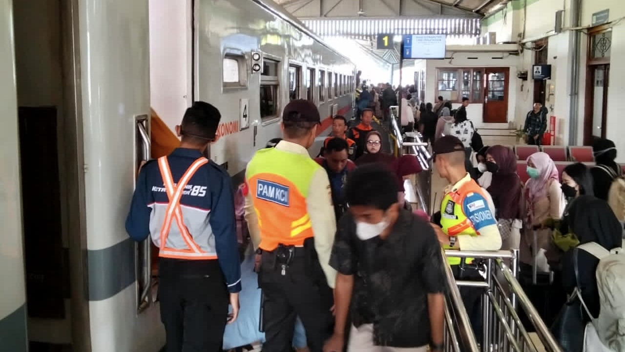 Suasana stasiun di wilayah Daop 7 Madiun. (Foto: Daop 7 Madiun/jatimnow.com)