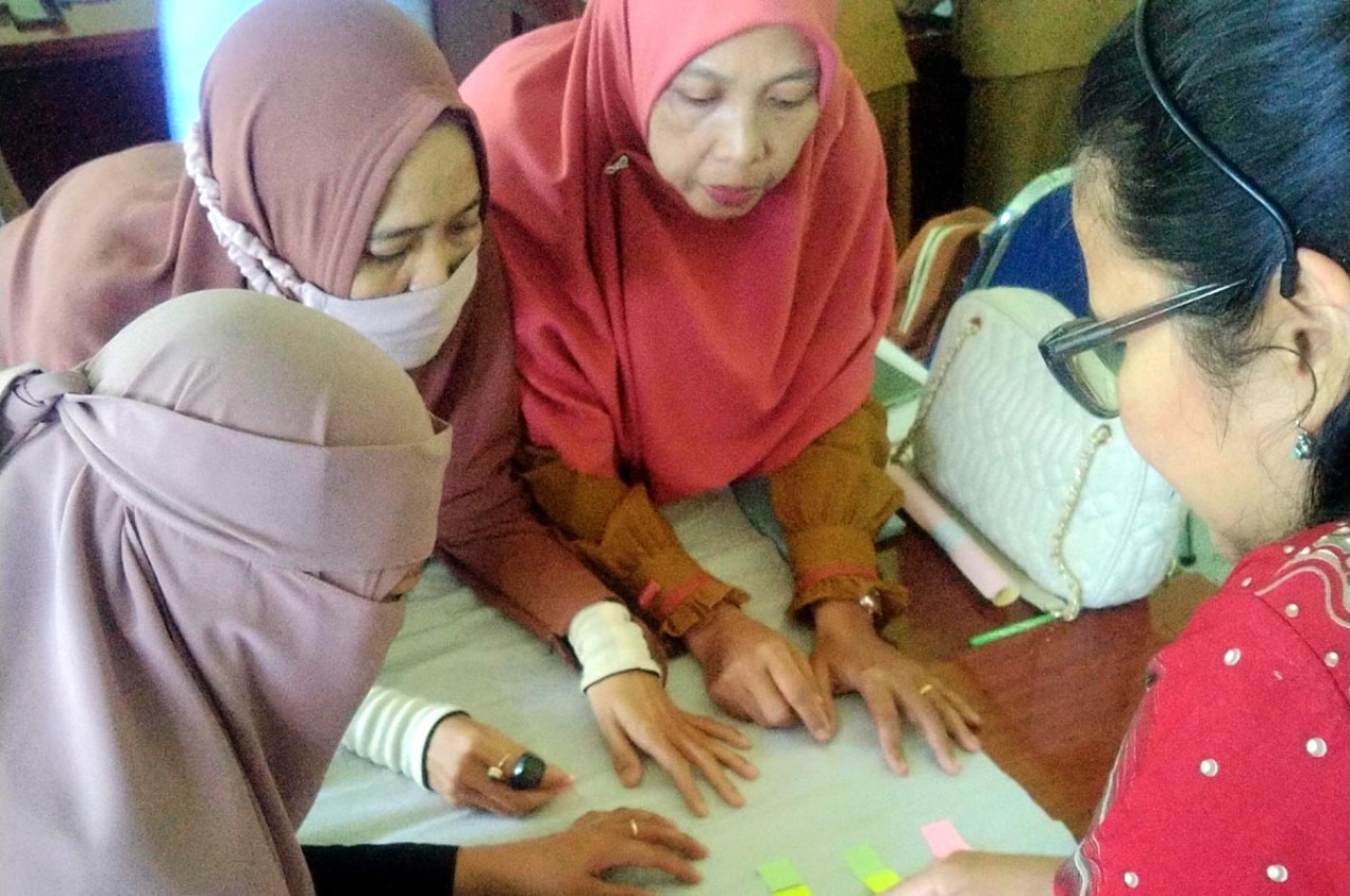 Pelatihan Gerakan Nasional Pemberantasan Buta Matematika (Gernas Tastaka) di MAN 1 Mamuju. (Foto: IGI/jatimnow.com)