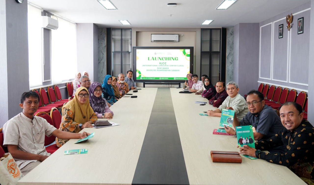 UMSURA resmi meluncurkan International Language Center Class (ILCC) untuk asah kemampuan bahasa asing mahasiswa hingga profesional. (Foto: Humas UMSURA/jatimnow.com)