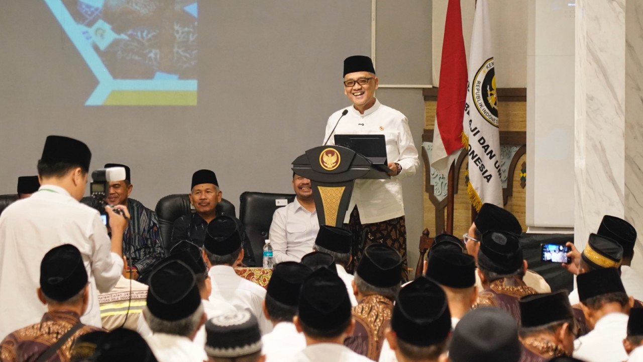 Menteri Haji dan Umroh Hadiri Manasik Haji di Kota Blitar, Ini Pesannya