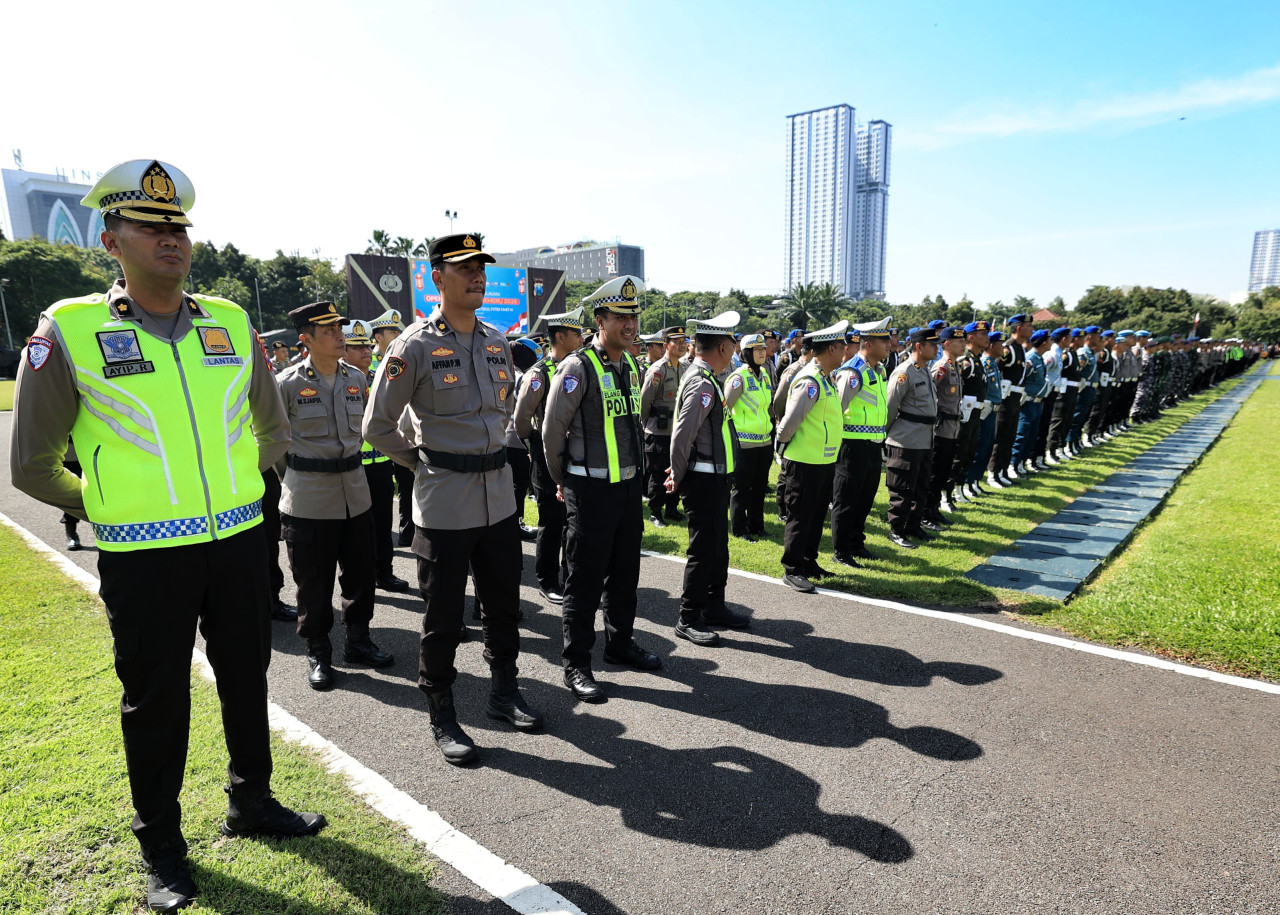 Belasan Ribu Personel Gabungan Siap Amankan Mudik Jatim 2026
