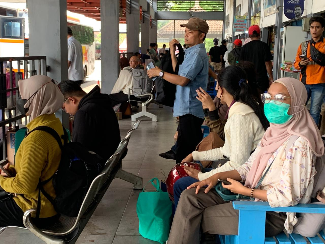 Puncak Arus Balik di Tulungagung Usai, Penumpang di Terminal Mulai Turun