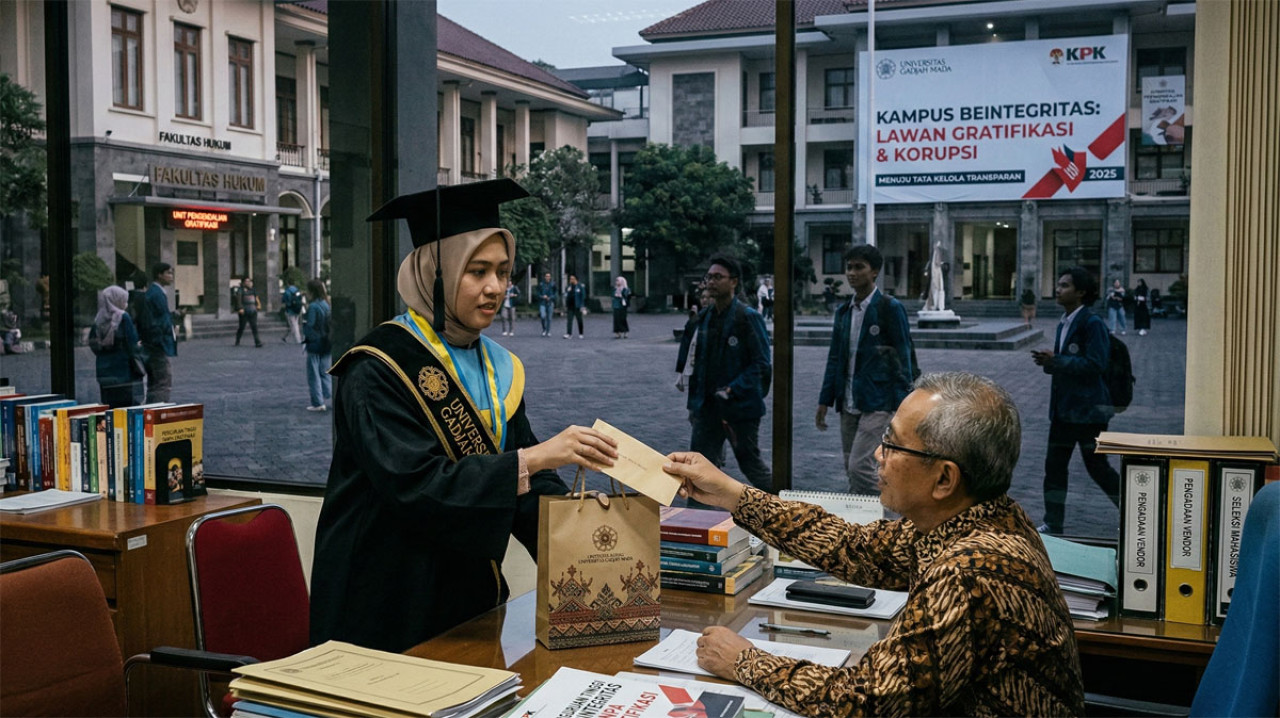 Perguruan tinggi yang unggul bukan hanya yang tinggi akreditasinya, melainkan yang bersih tata kelolanya. (Foto: Ilustrasi/Gemini)