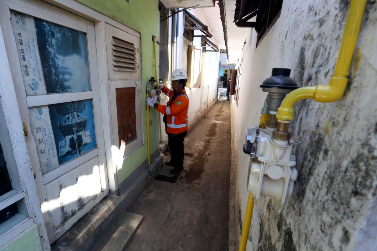 PGN siagakan Satgas RAFI 2026 untuk menjamin keandalan aliran gas bumi rumah tangga, industri, dan transportasi. (Foto: Ali Masduki/jatimnow.com)