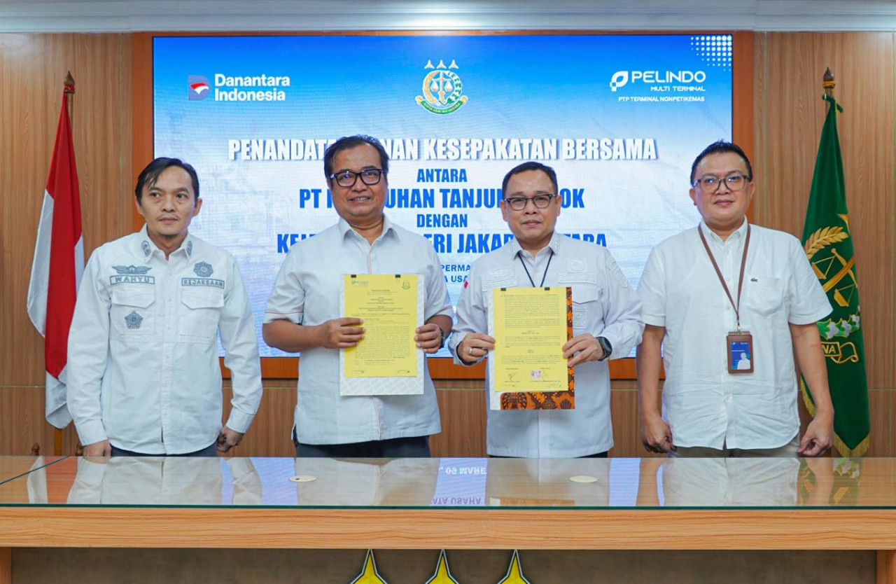 PTP Nonpetikemas resmi bekerja sama dengan Kejari Jakarta Utara untuk memperkuat pendampingan hukum perdata dan tata usaha negara di area pelabuhan. (Foto: PTP Nonpetikemas for jatimnow.com)