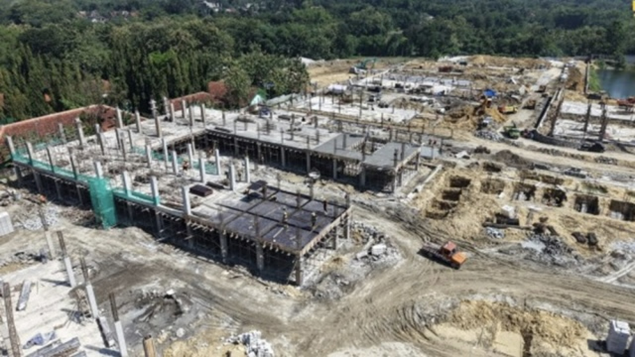 Pembangunan Sekolah Rakyat oleh Kemen PU. (Foto: Humas Kemen PU)