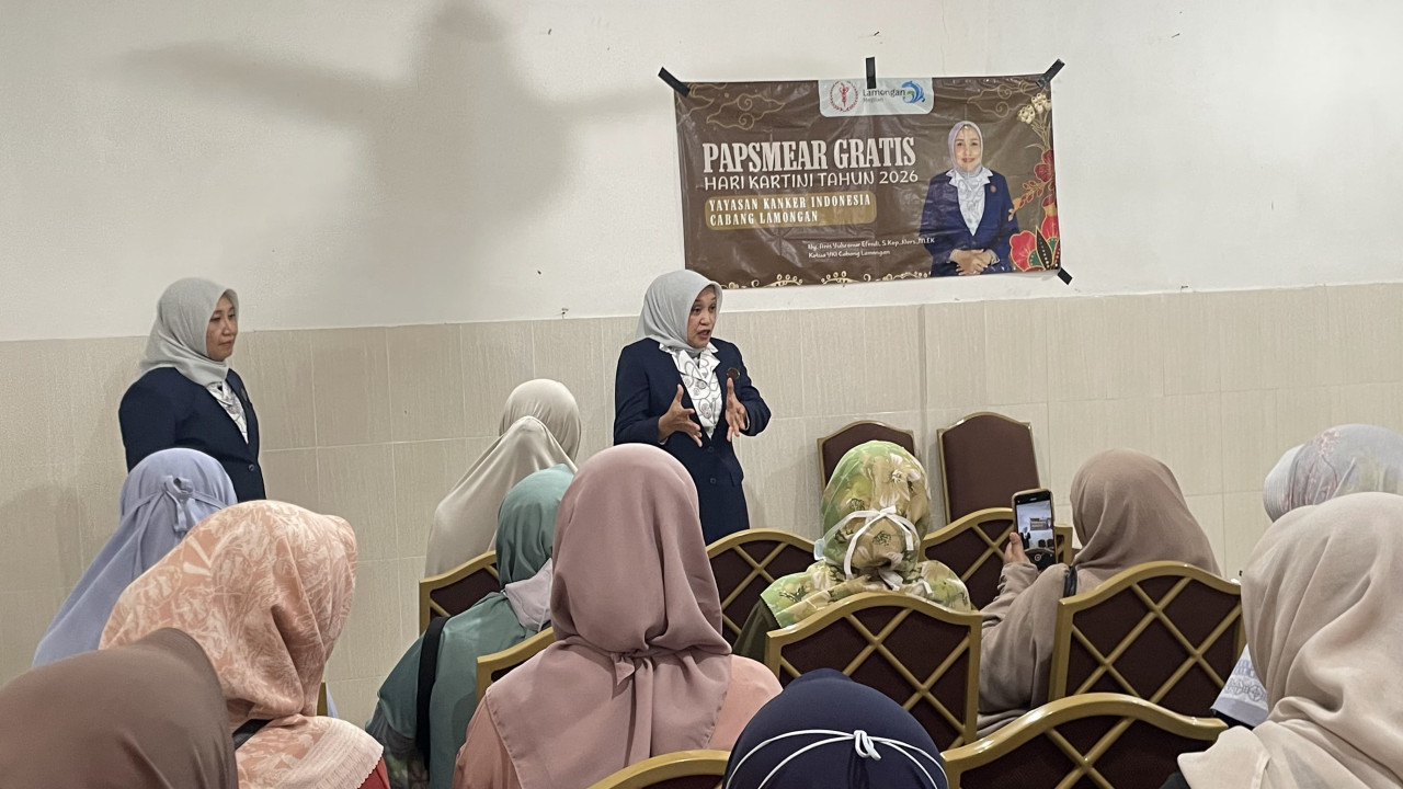 Hari Kartini, YKI Lamongan Gaungkan Gerakan Sadari hingga Skrining Kanker Serviks