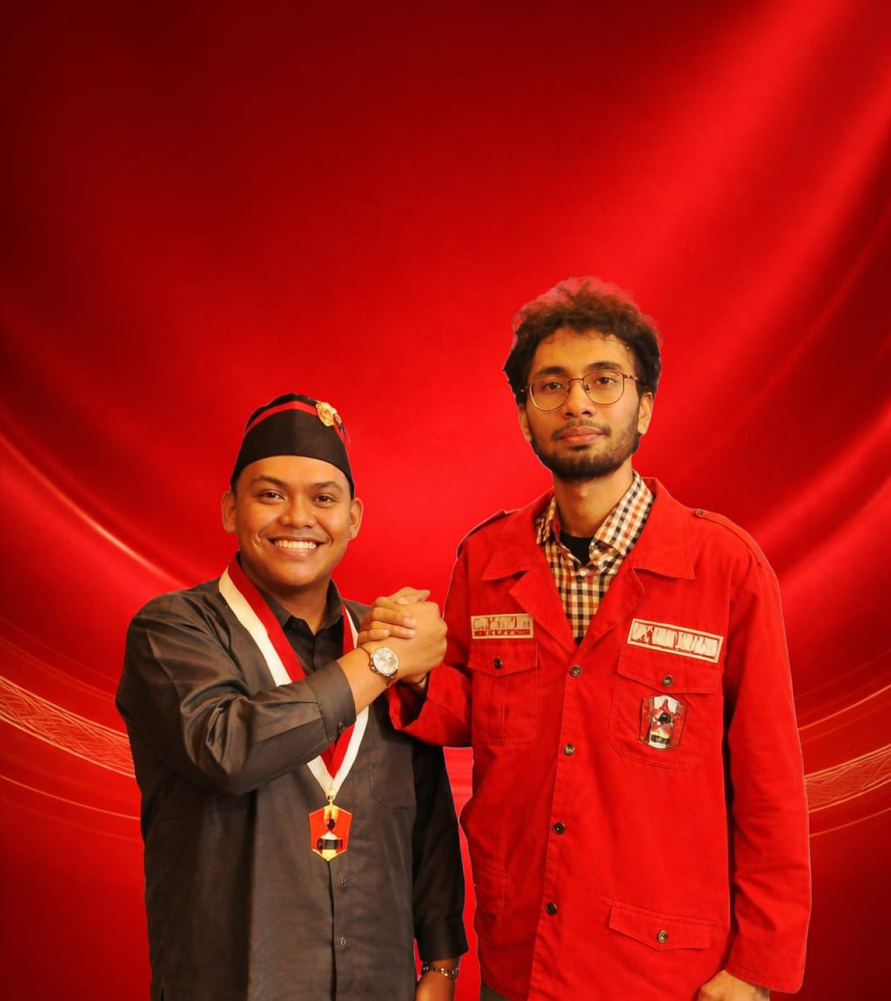 Plt Ketua DPC GMNI Surabaya  Herald Renhartj Moriolkossu. (Foto: DPC GMNI Surabaya for jatimnow.com)