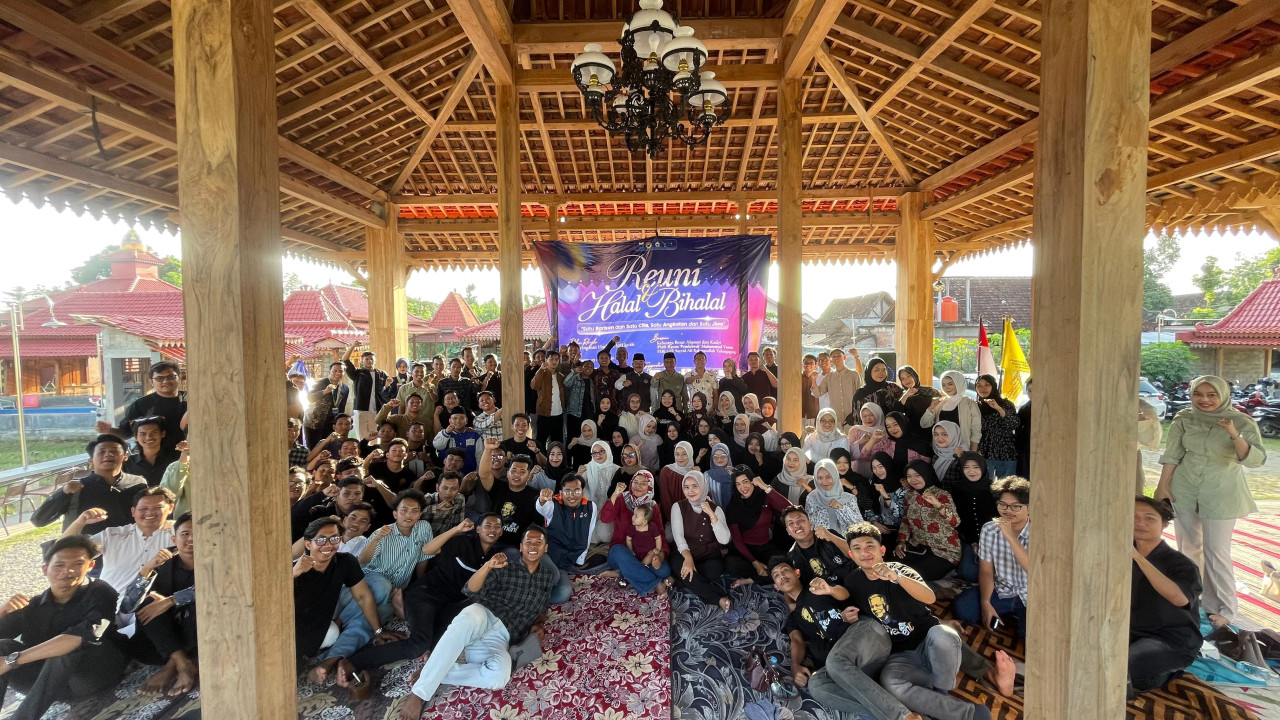 Deklarasi dan halal bihalal PMII Rayon Muhammad Yunus UIN Tulungagung (Foto: Andi for jatimnow.com)