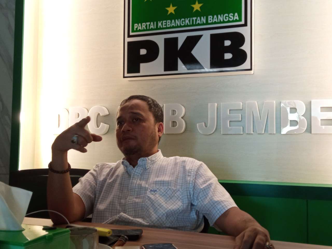 Ketua DPC PKB Jember, Ayub Junaidi. (Foto: Sugianto/ jatimnow.com)