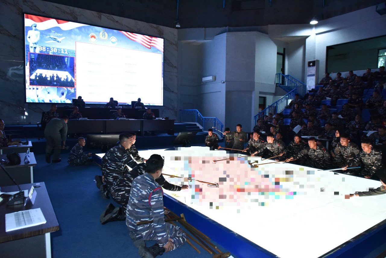 Tactical Floor Game dalam Latopslagab 2026. (Foto: Koarmada II for jatimnow.com)