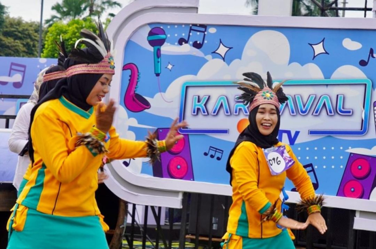 Karnaval SCTV di Jember. (Foto: Diskominfo Jember/jatimnow.com)