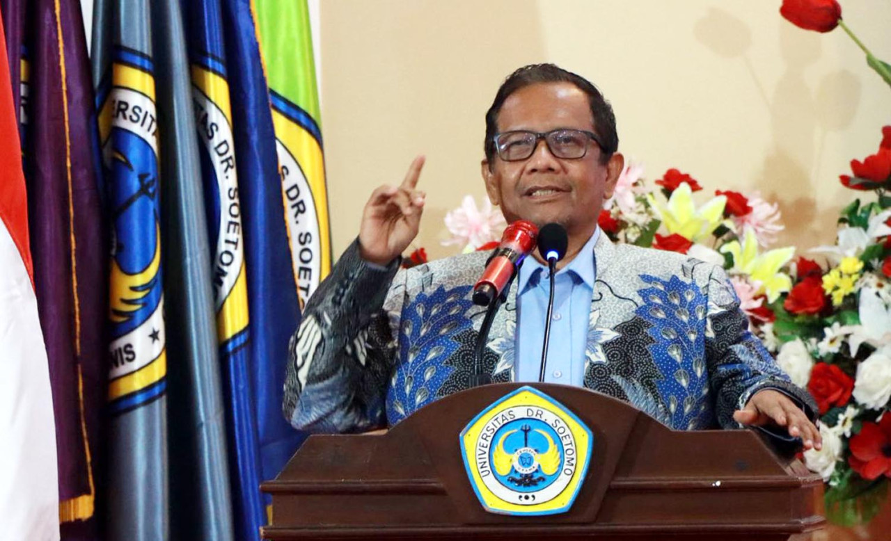Mahfud MD Ingatkan Bahaya Hukum Kedodoran