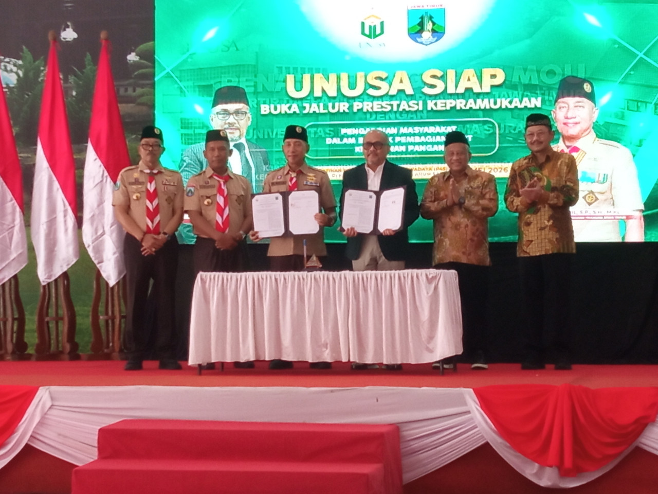 Pramuka Jatim Dapat Jalur Khusus Masuk Fakultas Kedokteran Unusa