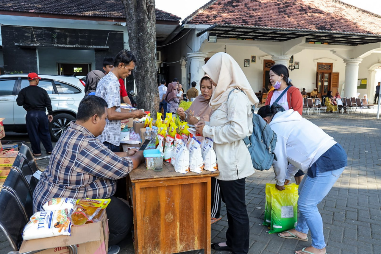 Gerakan Pangan Murah Kota Kediri Bantu Penuhi Kebutuhan Warga Jelang Idul Adha
