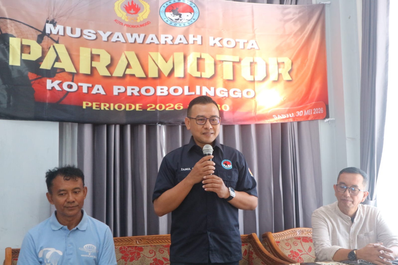 Zainul Fatoni Pimpin Cabor Paramotor Kota Probolinggo, Dorong Sport Tourism
