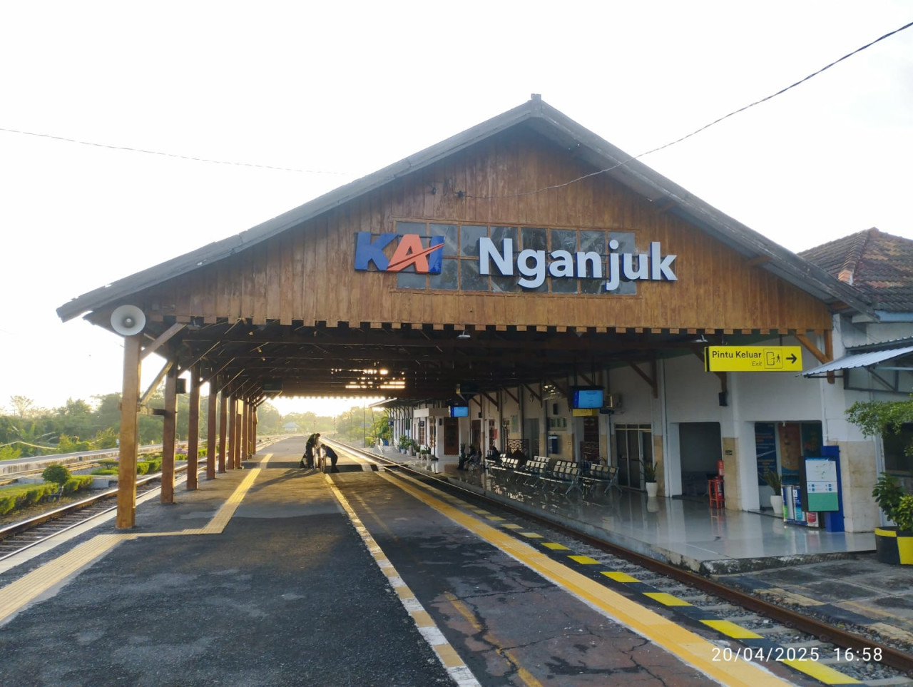 Stasiun Nganjuk. (Foto: KAI Daop 7 Madiun/jatimnow.com)