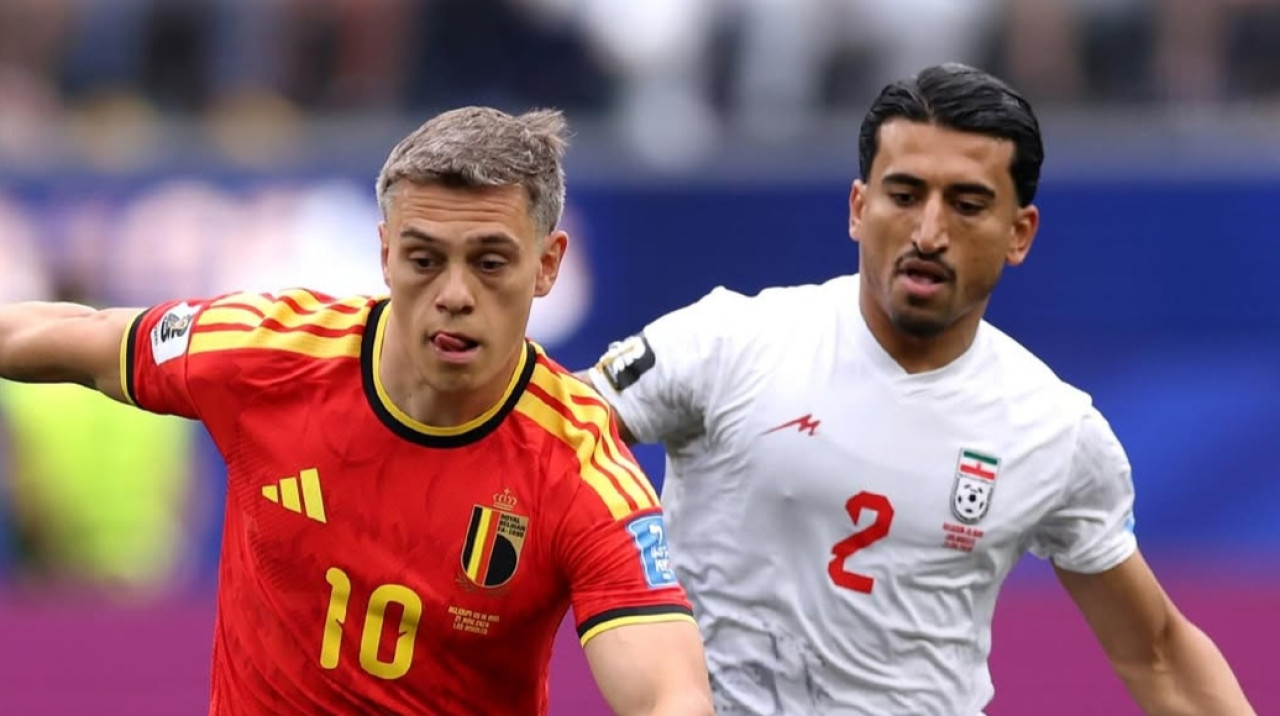 Pemain Belgia saat melawan Iran di Piala Dunia 2026. (Foto: instagram fifawolrdcup2026)