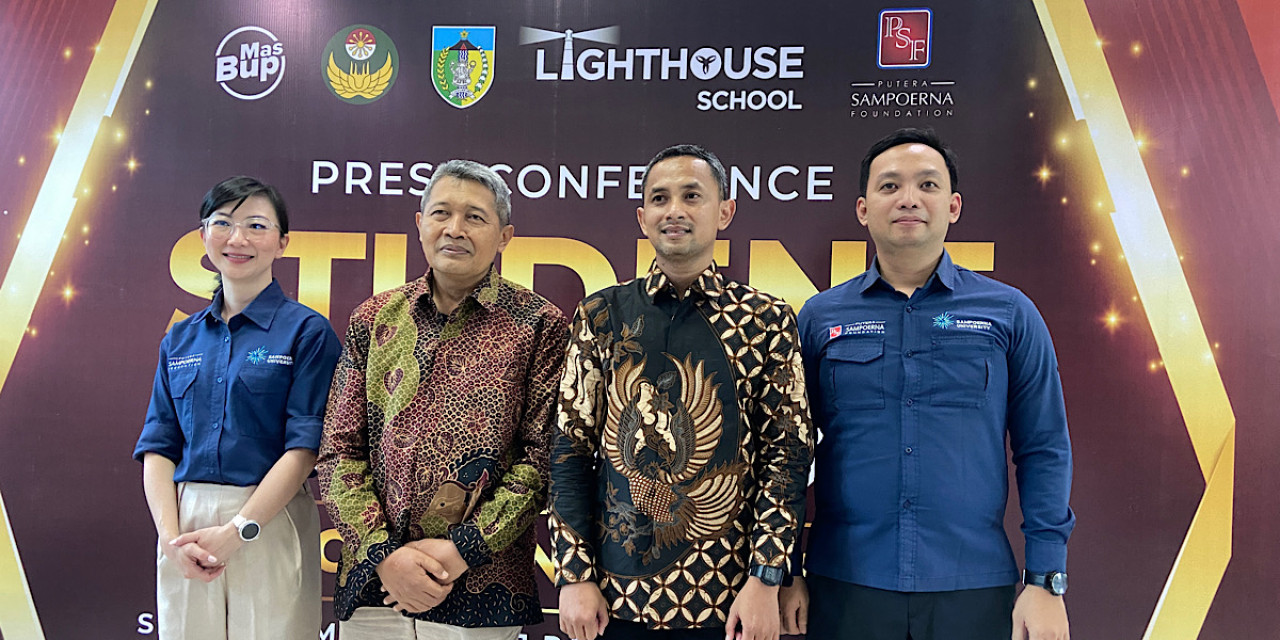Press conference kolaborasi antara Pemerintah Kabupaten Kediri dan Putera Sampoerna Foundation (PSF). (Foto: Yanuar Dedy/jatimnow.com)
