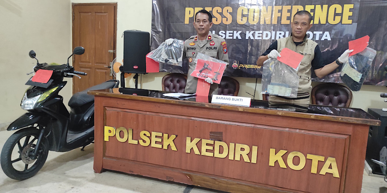 Komplotan Maling Motor yang Meresahkan Warga Kediri dan Tulungagung Ditangkap