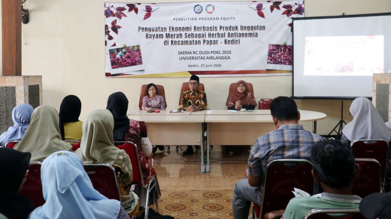 Hilirisasi Riset Ubah Bayam Merah Jadi Peluang Bisnis Baru di Kediri