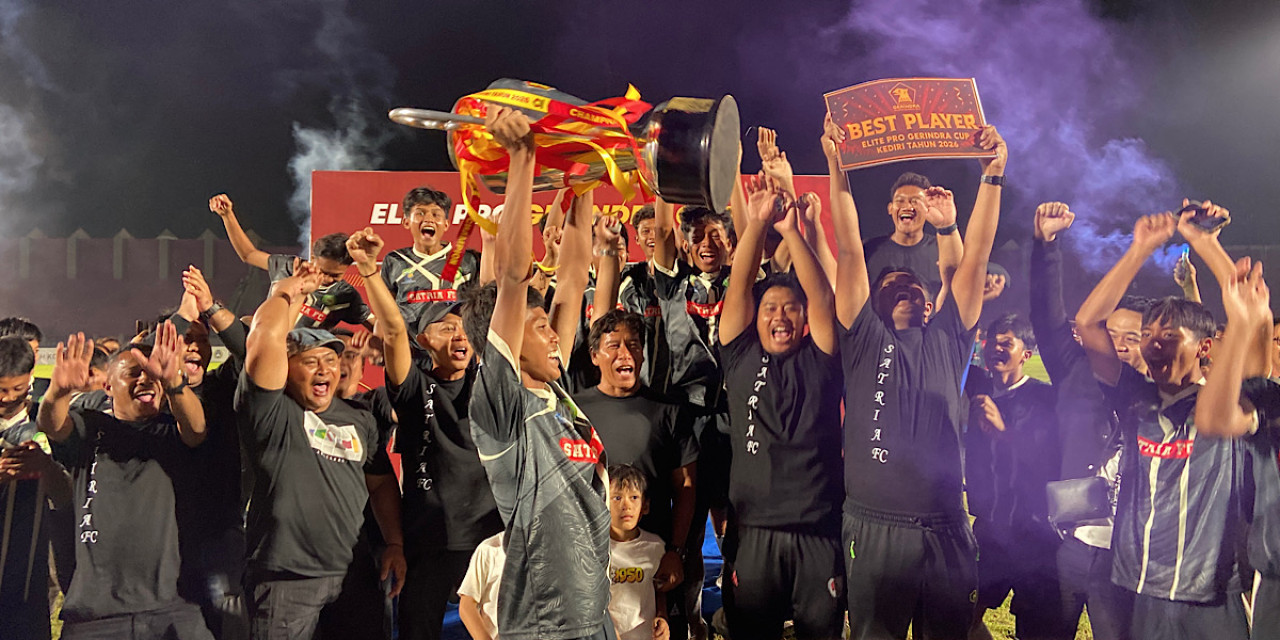 Satria Jatim Juara Elite Pro Gerindra Cup U17, Kalahkah Putra Bhirawa Kediri 4-1 di Final