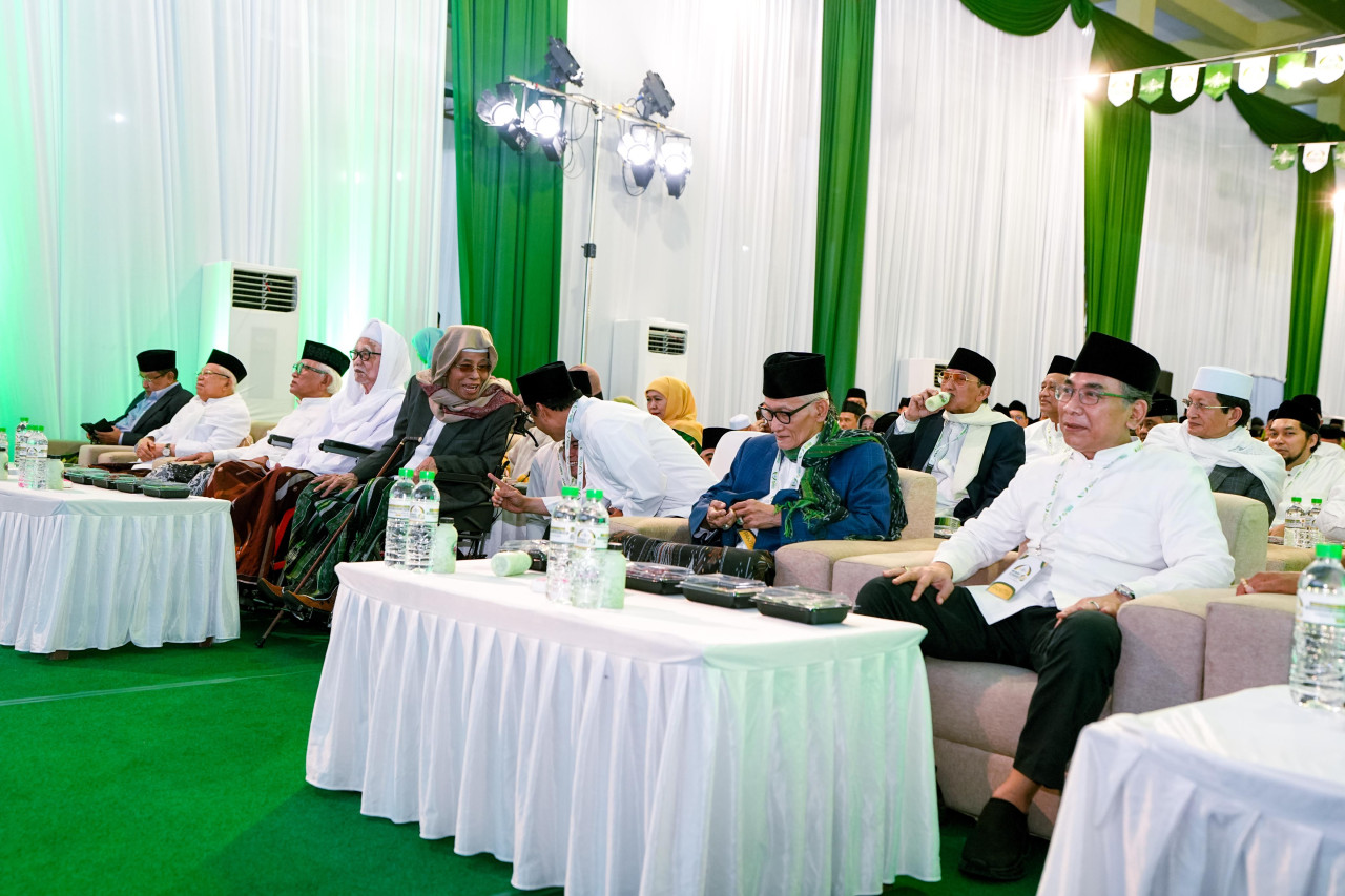 Ketum PBNU KH Yahya Cholol Staquf saat hadir di Munas Konbes NU. (Foto: PBNU for jatimnow.com)