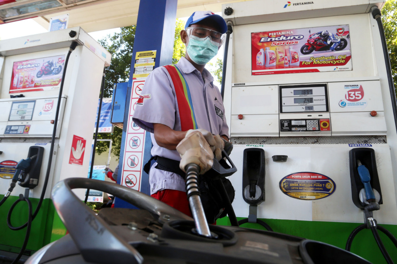 Pertamina menaikkan harga Pertamax dan Pertamax Green mulai 10 Juni 2026. (Foto: Ali Masduki/jatimnow.com)
