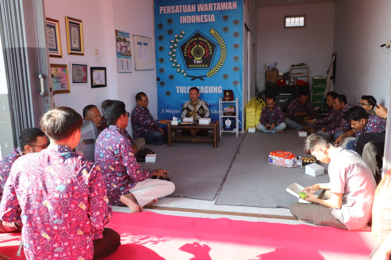 Peringatan Hari Pers Nasional oleh PWI Tulungagung. (Foto: PWI Tulungagung for jatimnow.com)