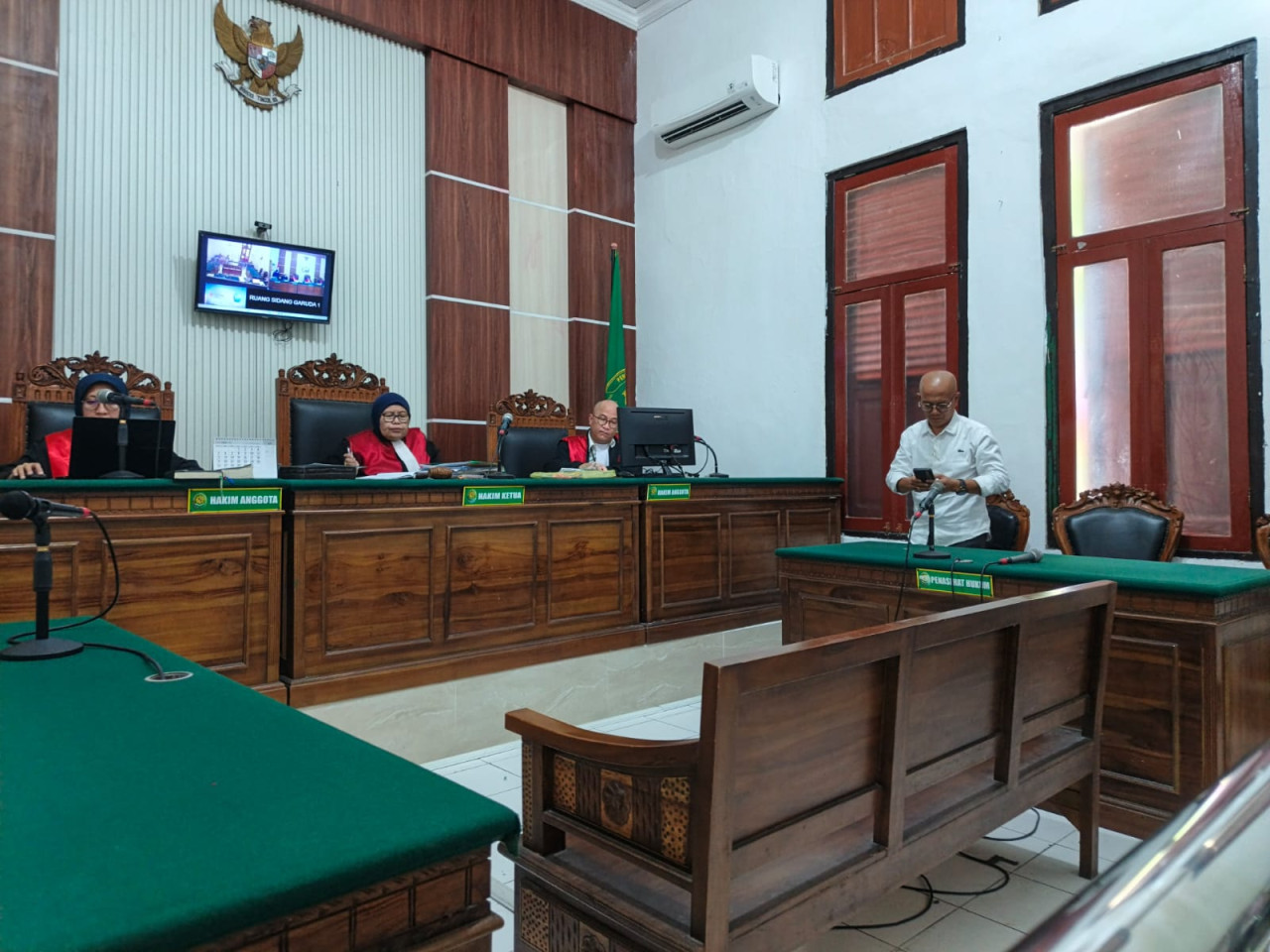 Sidang di PN Surabaya kembali di tunda (foto: Nurul for jatimnow.com)