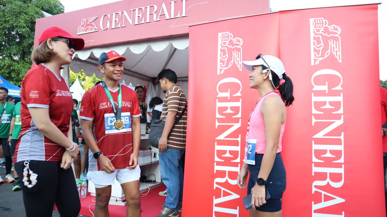 Booth Generali di event Suroboyo 10K (foto: Generali for jatimnow.com)