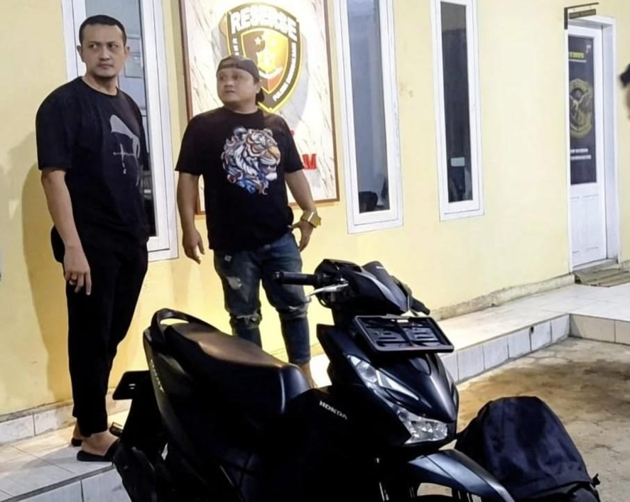 Motor korban yang dicuri oleh pelaku. (Foto: Polres Jember for jatimnow.com)