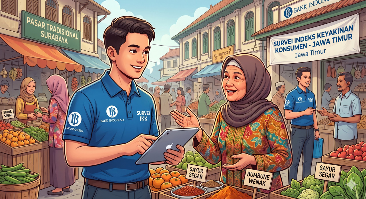 Survei BI Mei 2026: Indeks Keyakinan Konsumen Jatim Lampaui Nasional