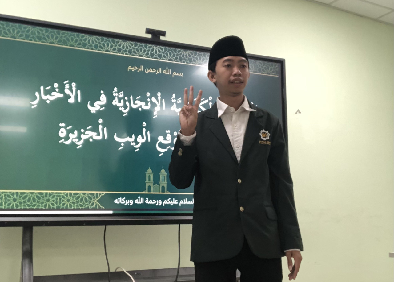 Teliti Berita Olahraga Al Jazeera, Mahasiswa UINSA Kaji Tindak Tutur Ilokusi