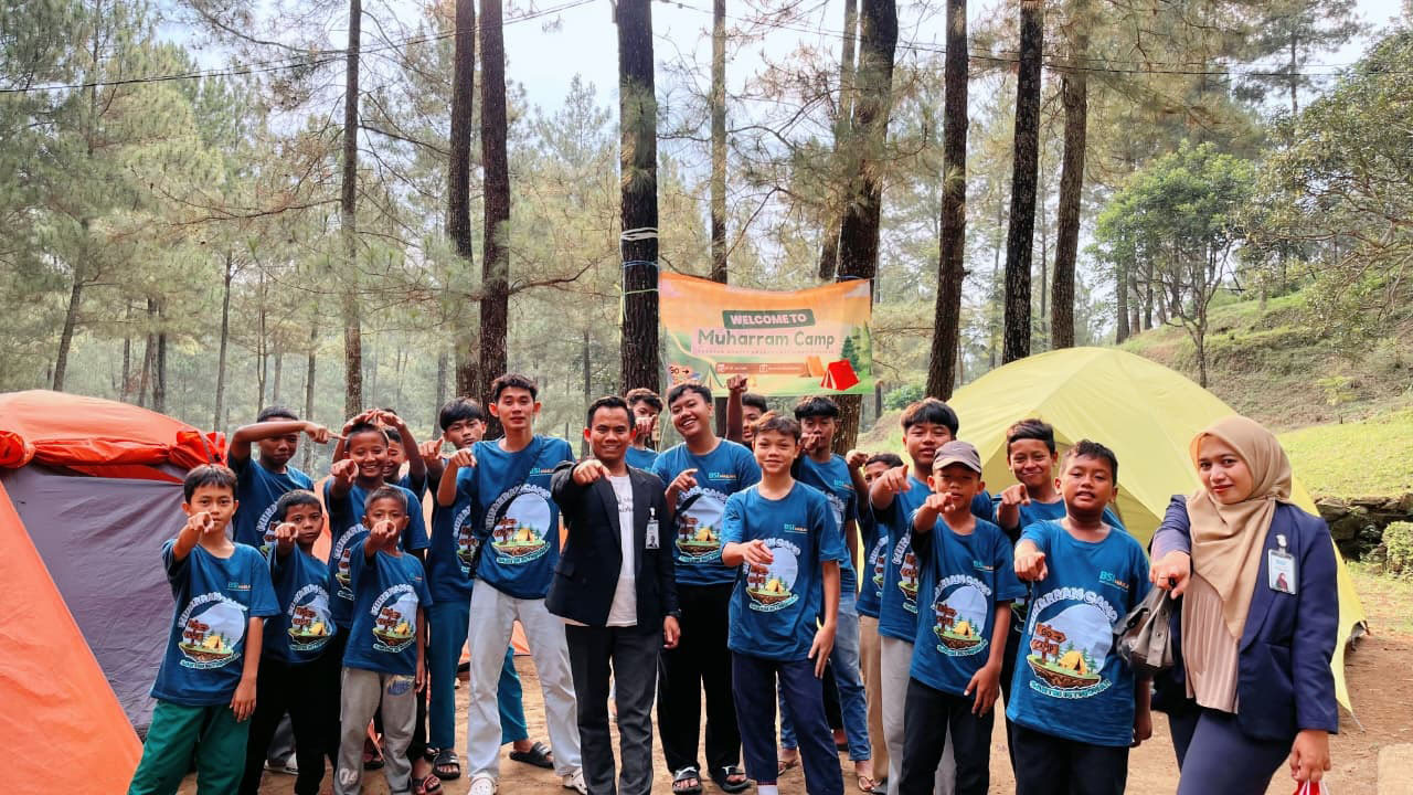 Sebanyak 30 anak yatim mengikuti pembinaan mental, spiritual, dan pengembangan karakter di kawasan Bernah De Vallei, Trawas, Kabupaten Mojokerto. (Foto: BSI Maslahat for jatimnow.com)