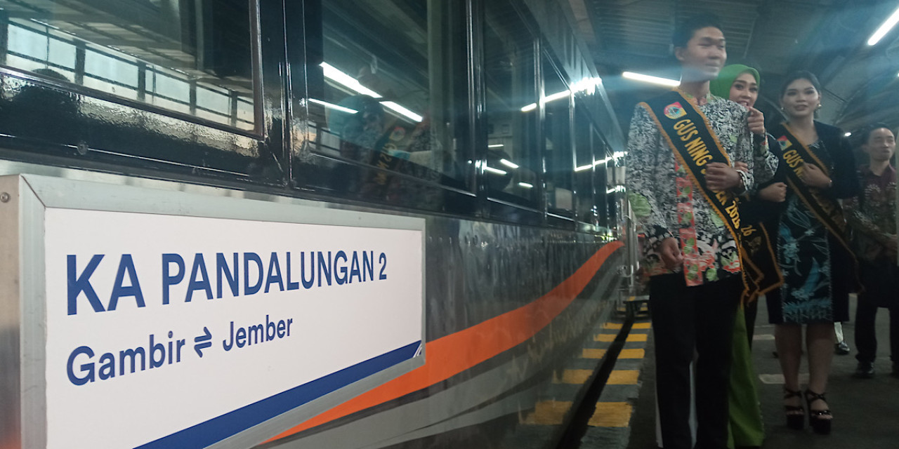 Antusiasme Meroket, Daop 9 Luncurkan KA Pandalungan 2 Relasi Jember-Jakarta