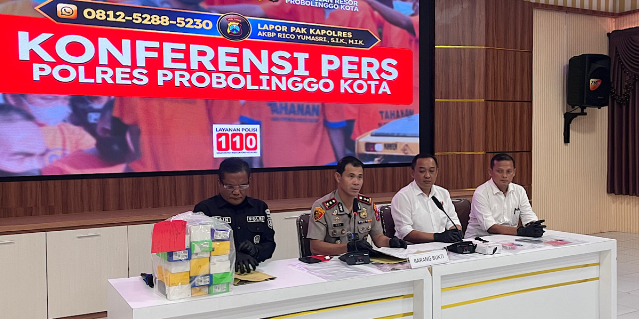 Polisi Bekuk Komplotan Pembobol Konter HP di Probolinggo, 3 Orang Masih Buron