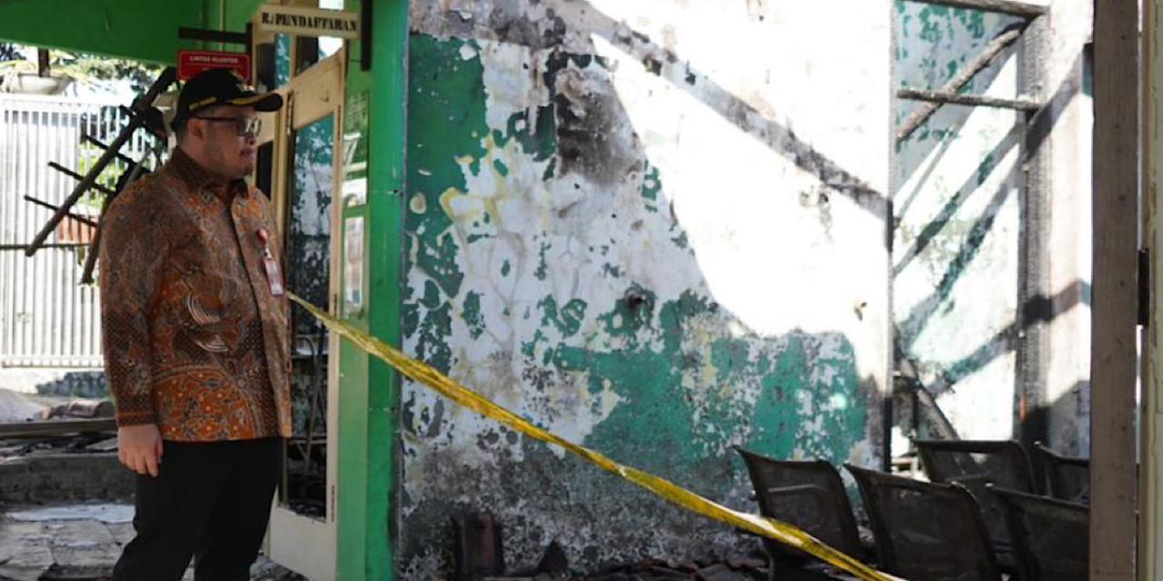 Mas Dhito Segera Rehab Puskesmas Tiron Kediri yang Terbakar